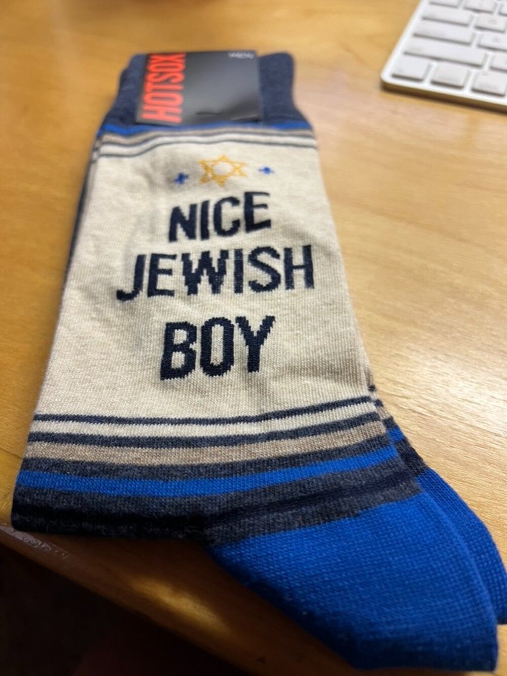 HOTSOX "NICE JEWISH BOY" SOCKS - NEW MENS ONE SIZE